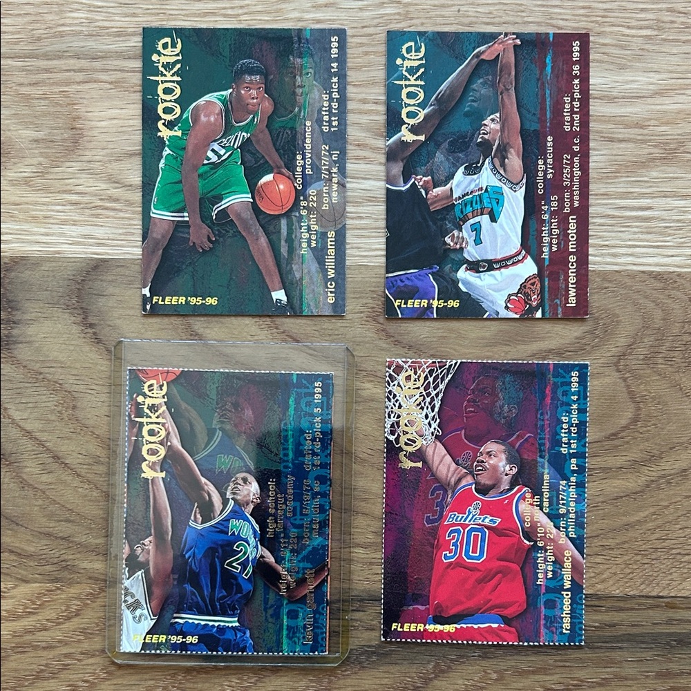 Fleer 95-96 Rookie NBA Basketball Cards Set